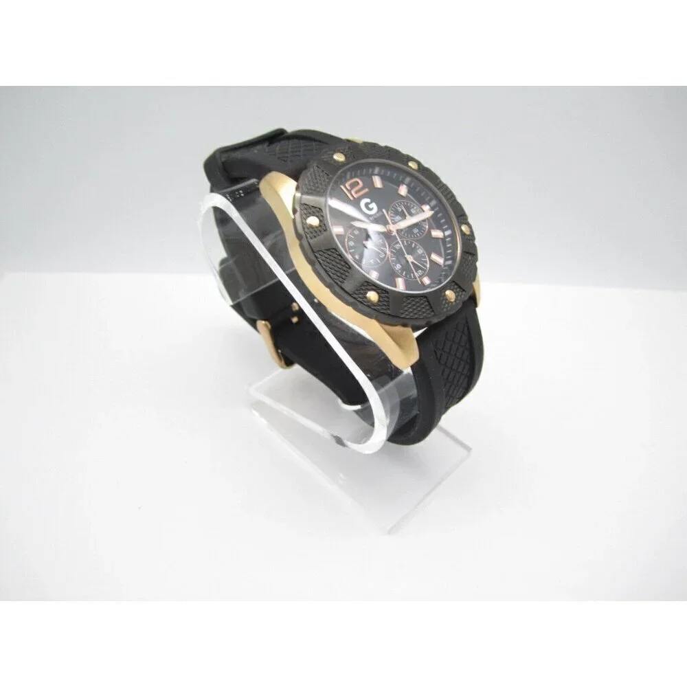 Men G Guess Quartz WR Analog 43mm Round Watch (H598) 